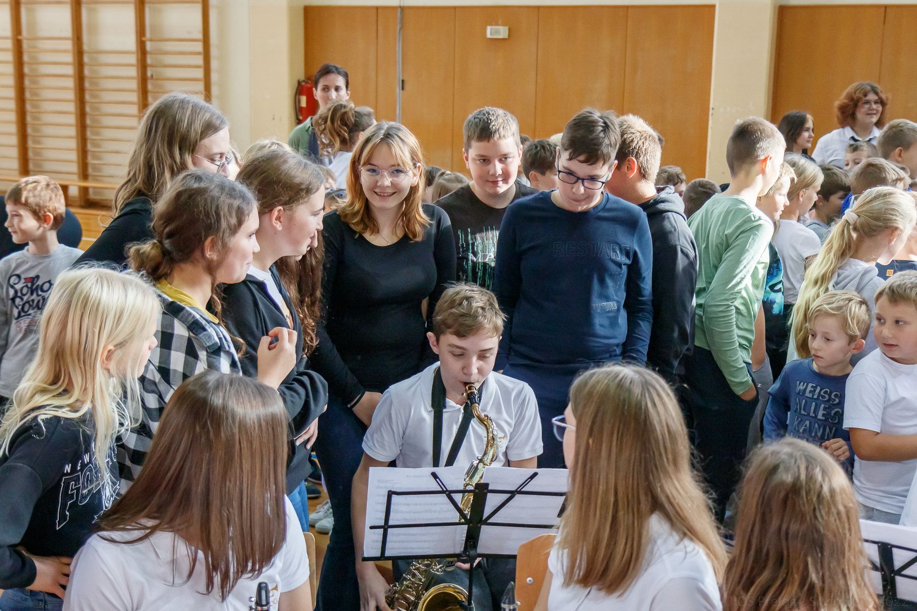 Puhački orkestar u OŠ Prelog