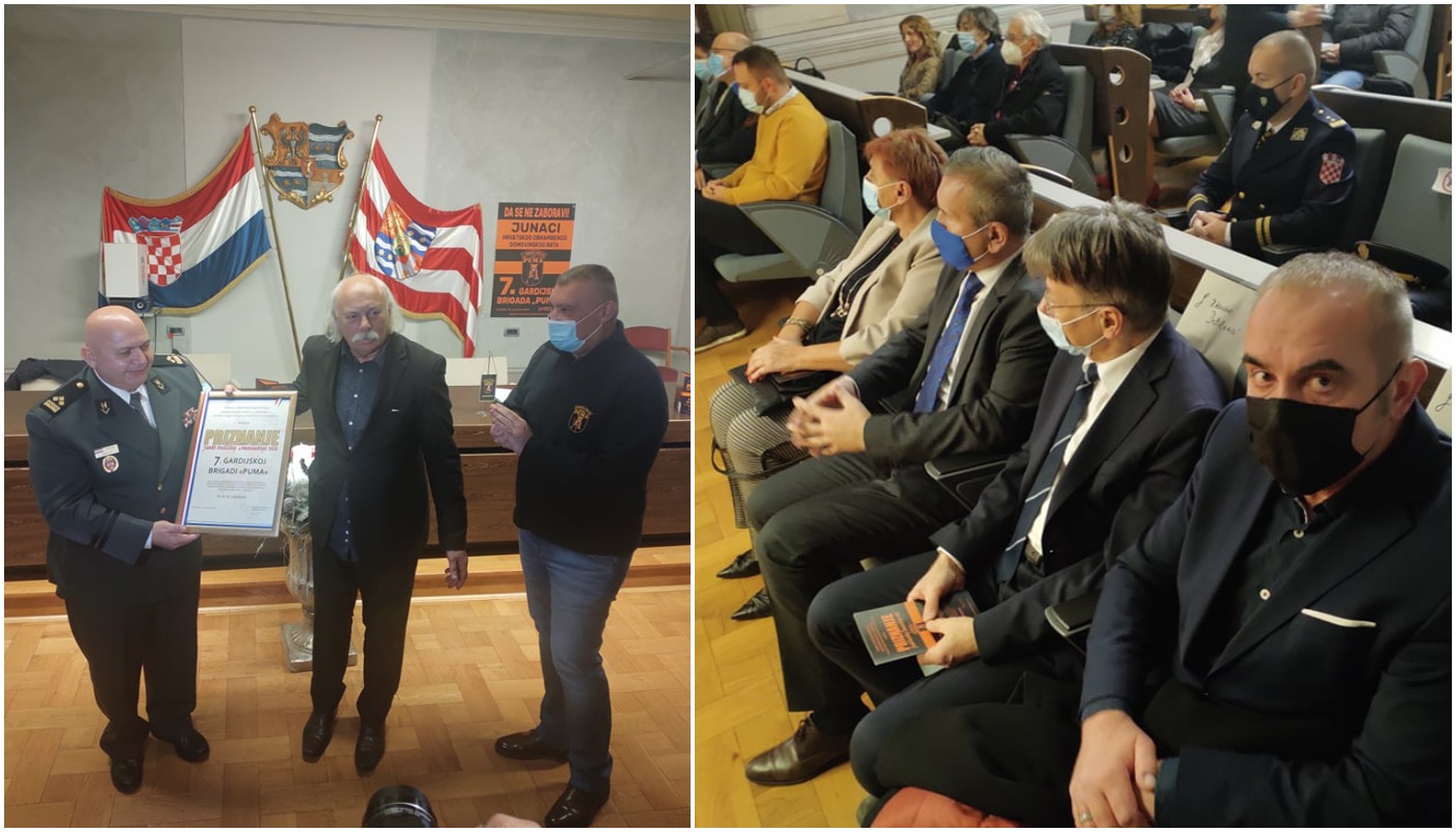 Pumama uručeno priznanje ‘Junak Domovinskog rata’