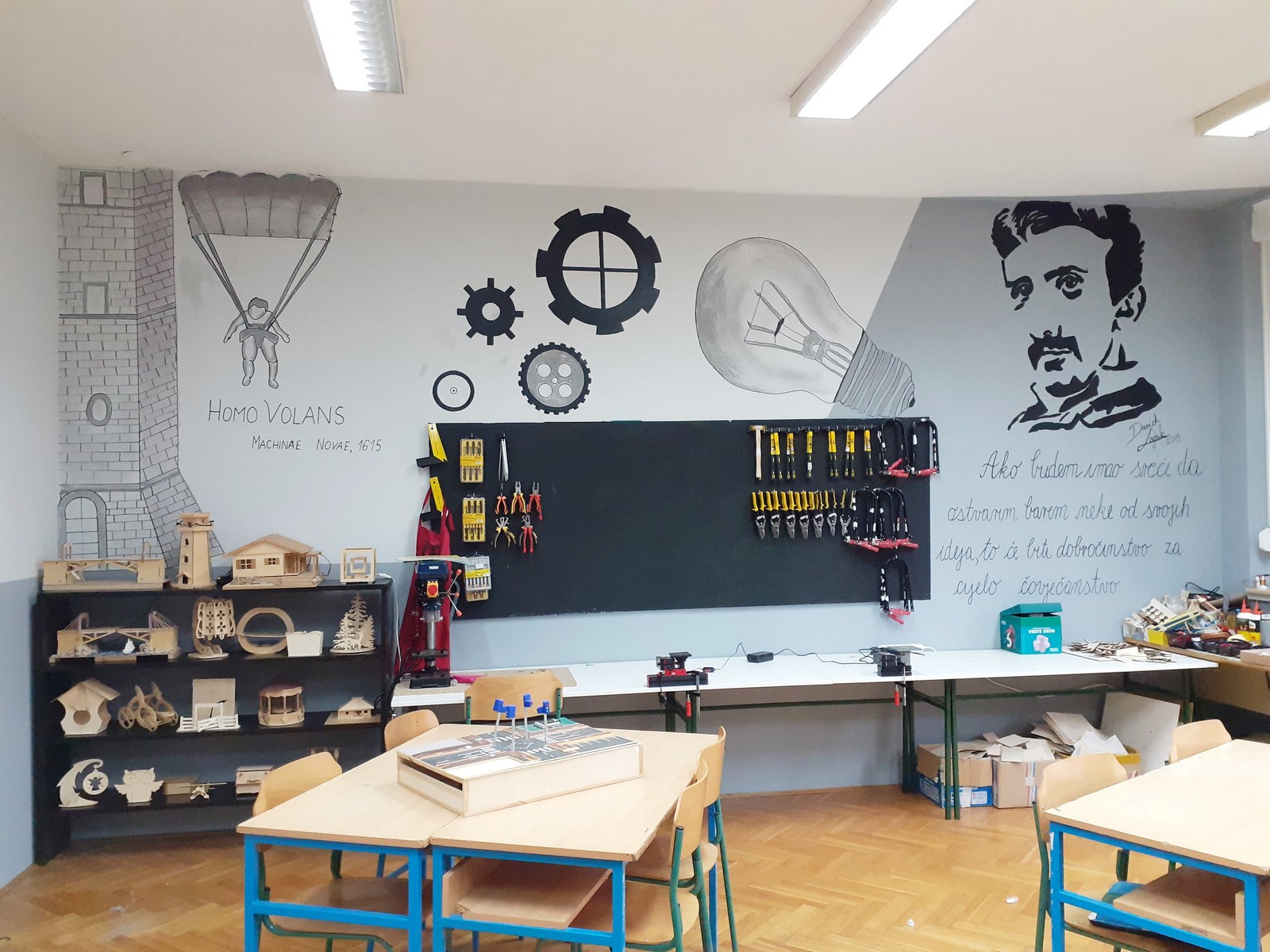 FOTO Vrijeme štrajka učenici iskoristili i dali novo ruho učionici Tehničke kulture u OŠ Domašinec