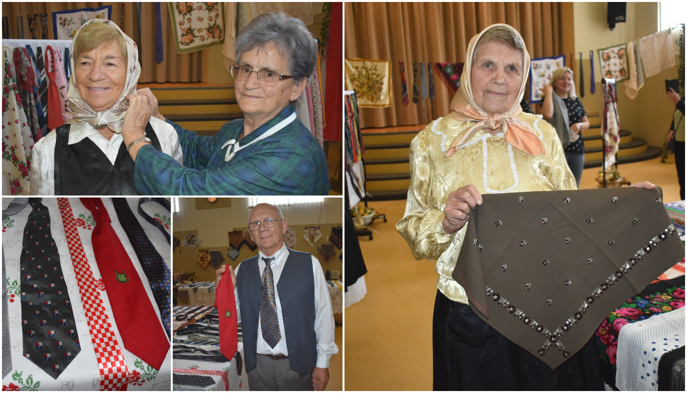 Izložba marama i kravata u Domašincu