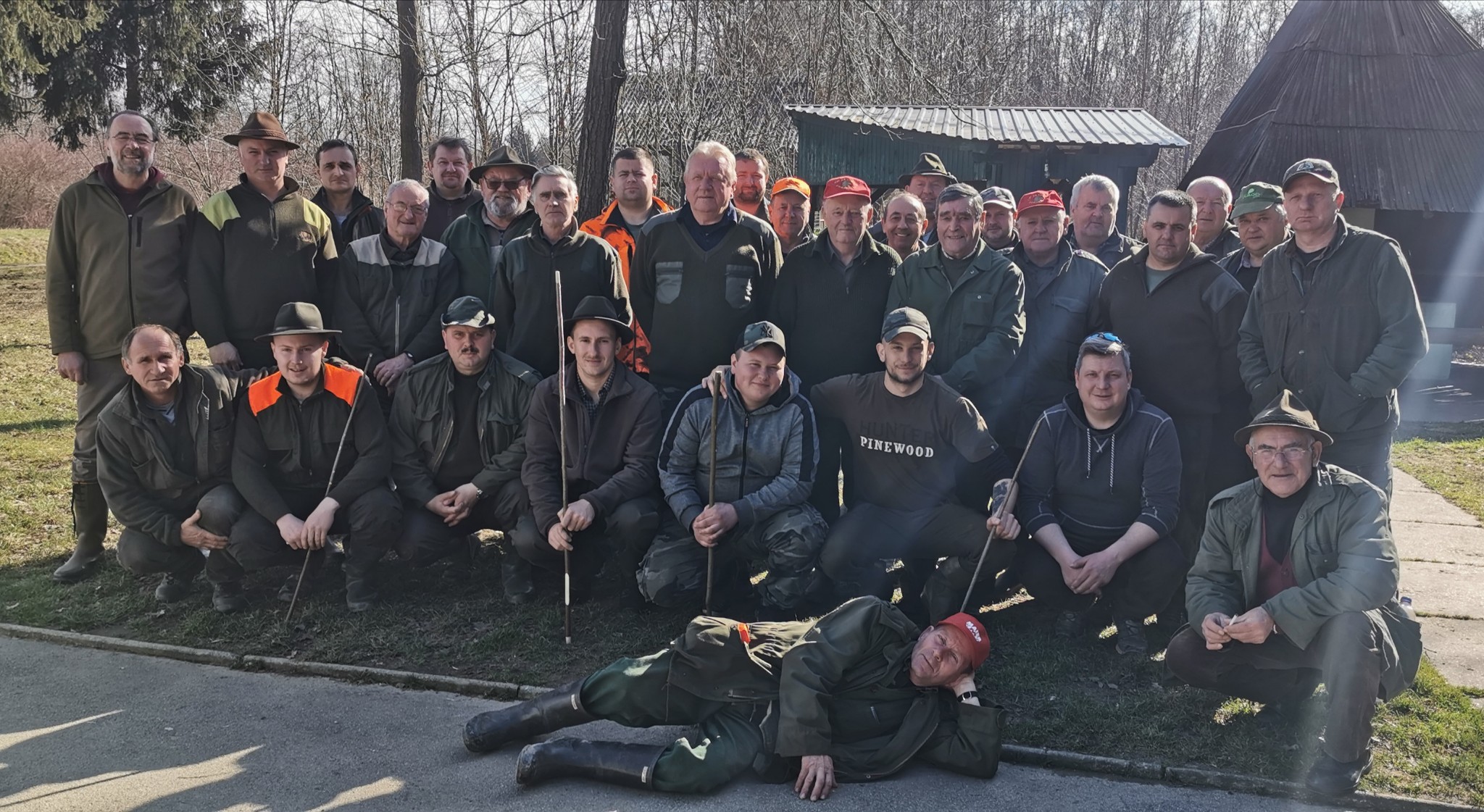 Lovačko krštenje tri mlada lovca u Lovačkom društvu Jastreb Domašinec