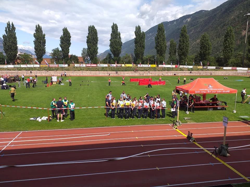 Natjecateljke DVD-a Šandorovec na vatrogasnoj olimpijadi u Švicarskoj