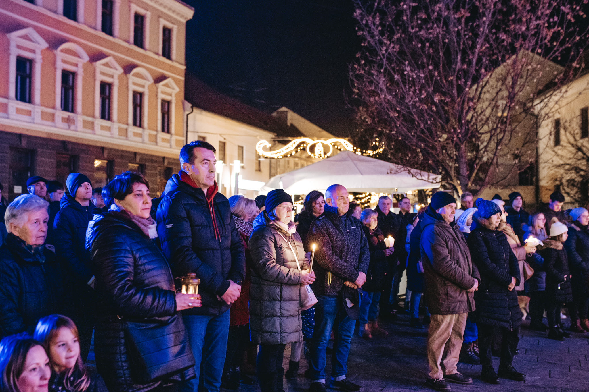 Paljenje treće svijeće u Čakovcu