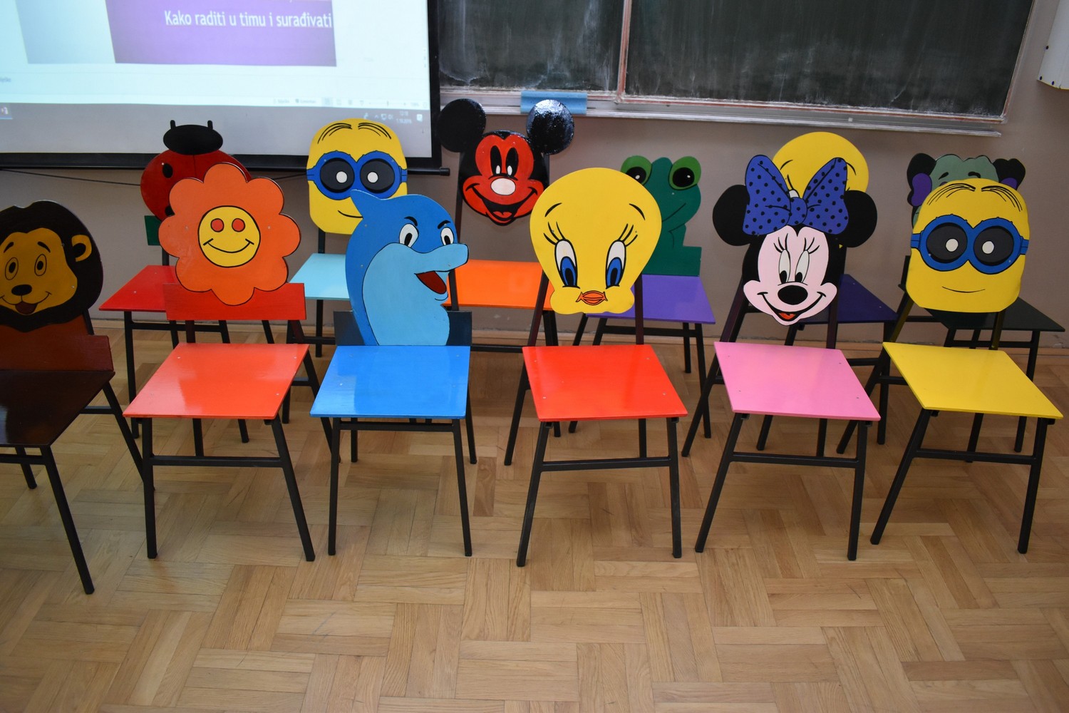 Učenici OŠ Kuršanec pružili novi izgled starim školskim stolicama