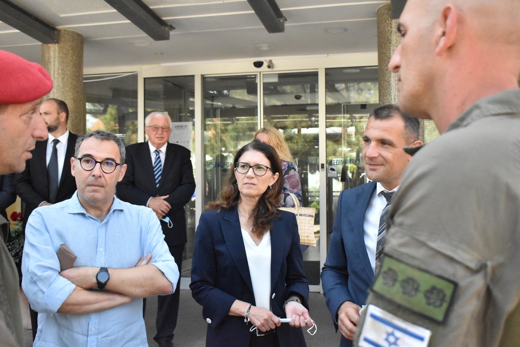 Hrvatski i izraelski vojnici u Čakovcu