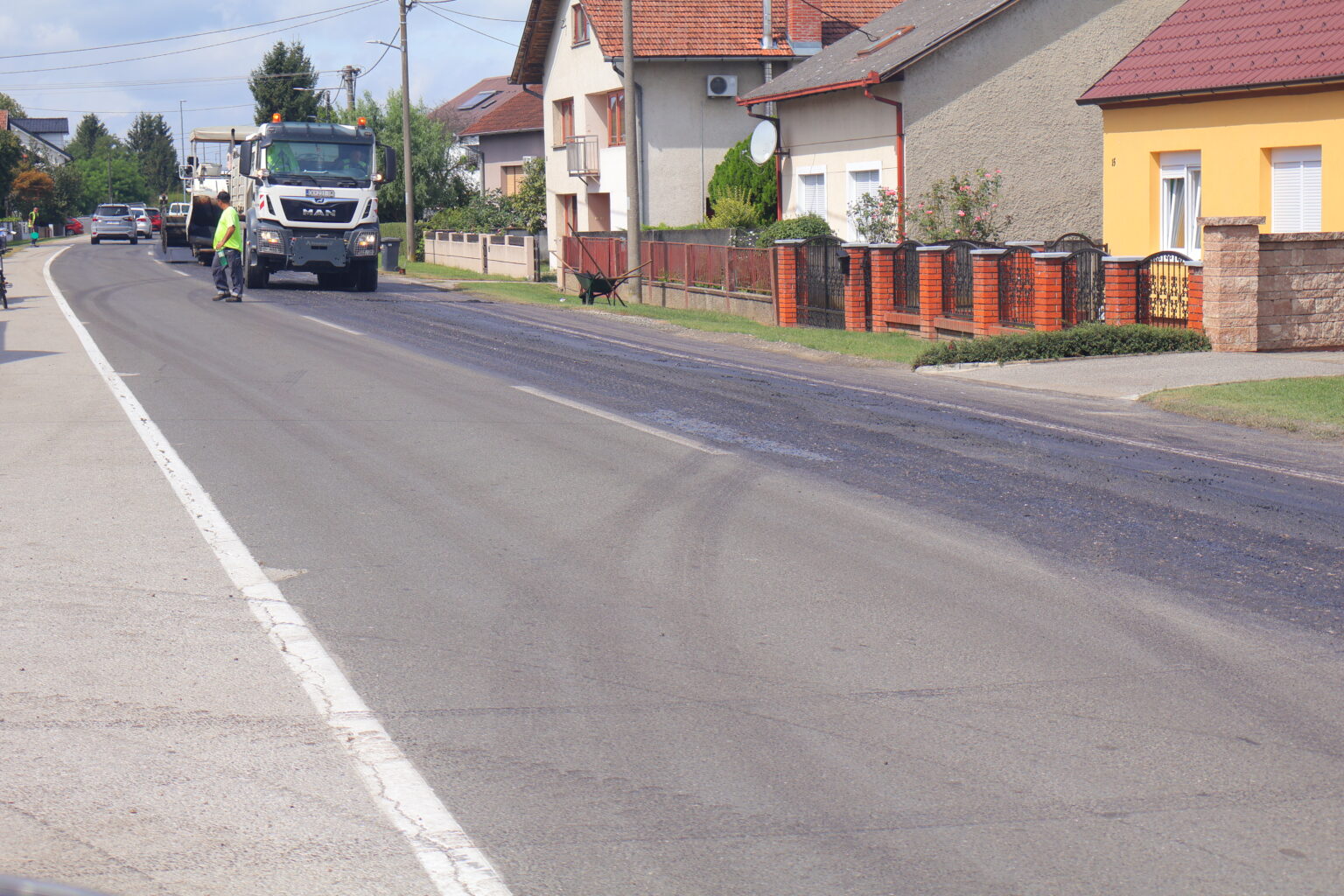FOTO Radovi na glavnoj prometnici u Ivanovcu vrijedni 100 tisuća eura
