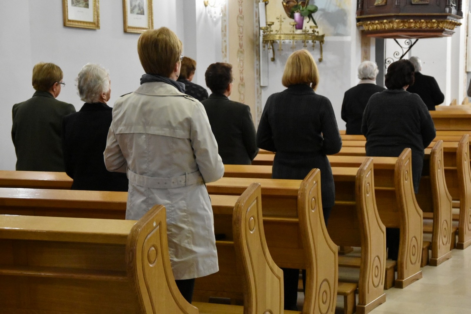FOTO Prva nedjelja s vjernicima na misi u Međimurju: Distanca od 2 metra, dezinfekcija…