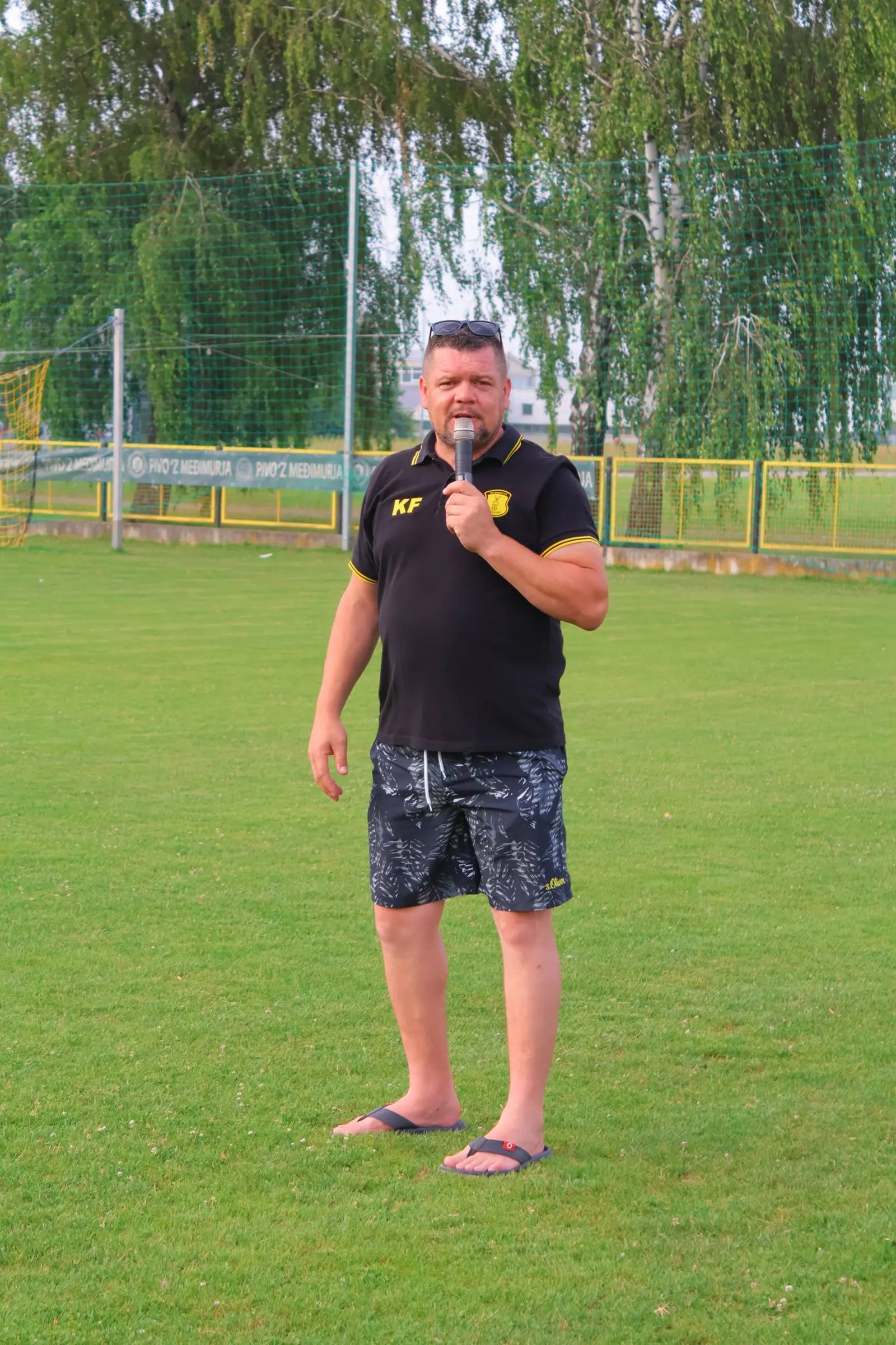 Krešimir Fučko predsjednik NK Bratstva zlatice i žibekice , humanitarna utakmica z asigurnu kuću Čakovec 6 2024