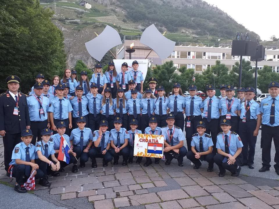 Natjecateljke DVD-a Šandorovec na vatrogasnoj olimpijadi u Švicarskoj