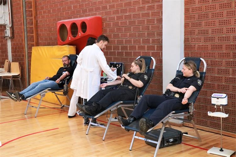 Darivanje krvi u Policijskoj upravi međimurskoj