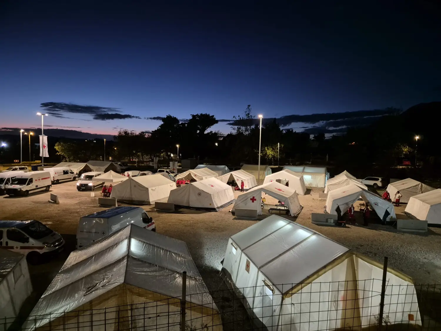 CRVENI KRIĆ VJEŽBA Dalmacija 24, INTERVENTNI TIM