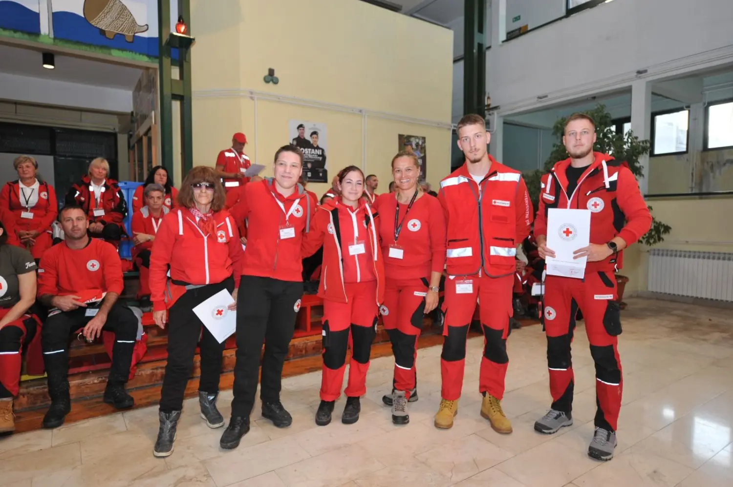 CRVENI KRIĆ VJEŽBA Dalmacija 24, INTERVENTNI TIM