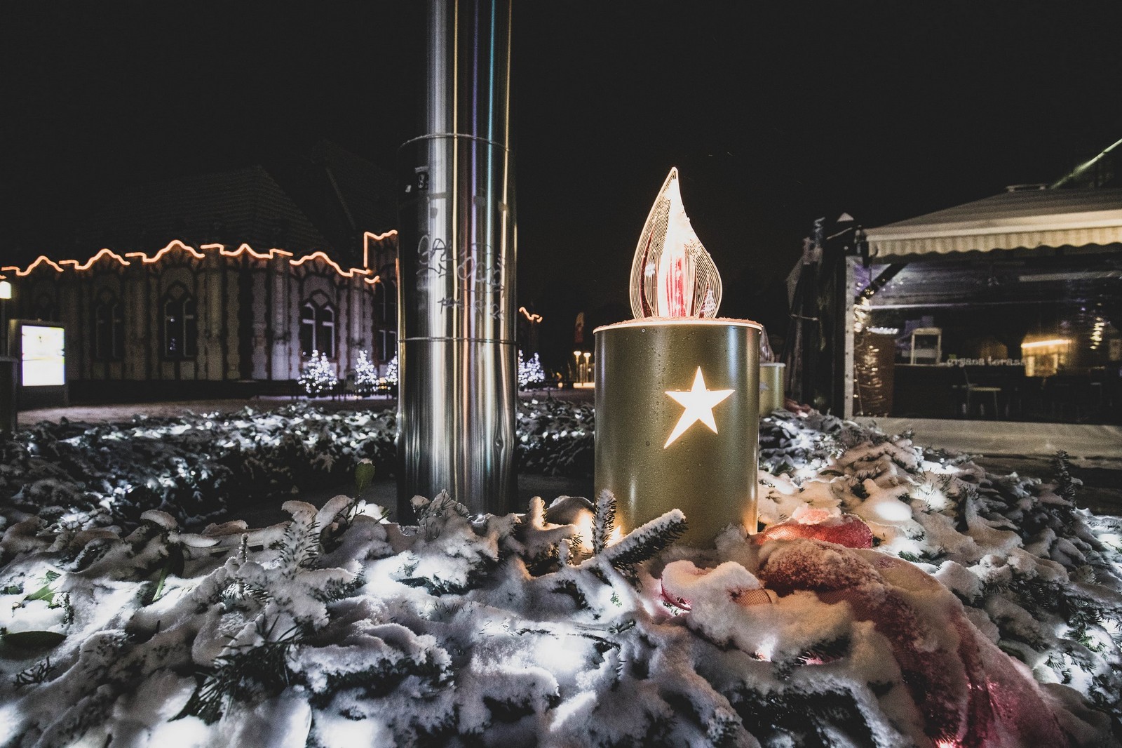 Mališani uživali u sanjkanju, snježna dekoracija centru Čakovca dala posebnu čar