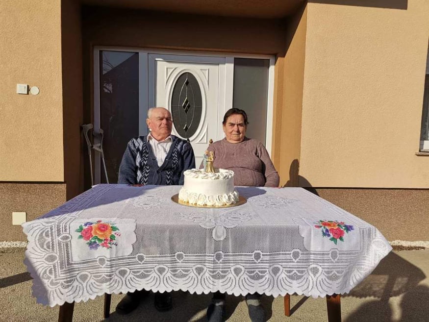 DIJAMANTNI PIR Marija i Ivan Mihaljević iz Vularije slave 60 godina braka!
