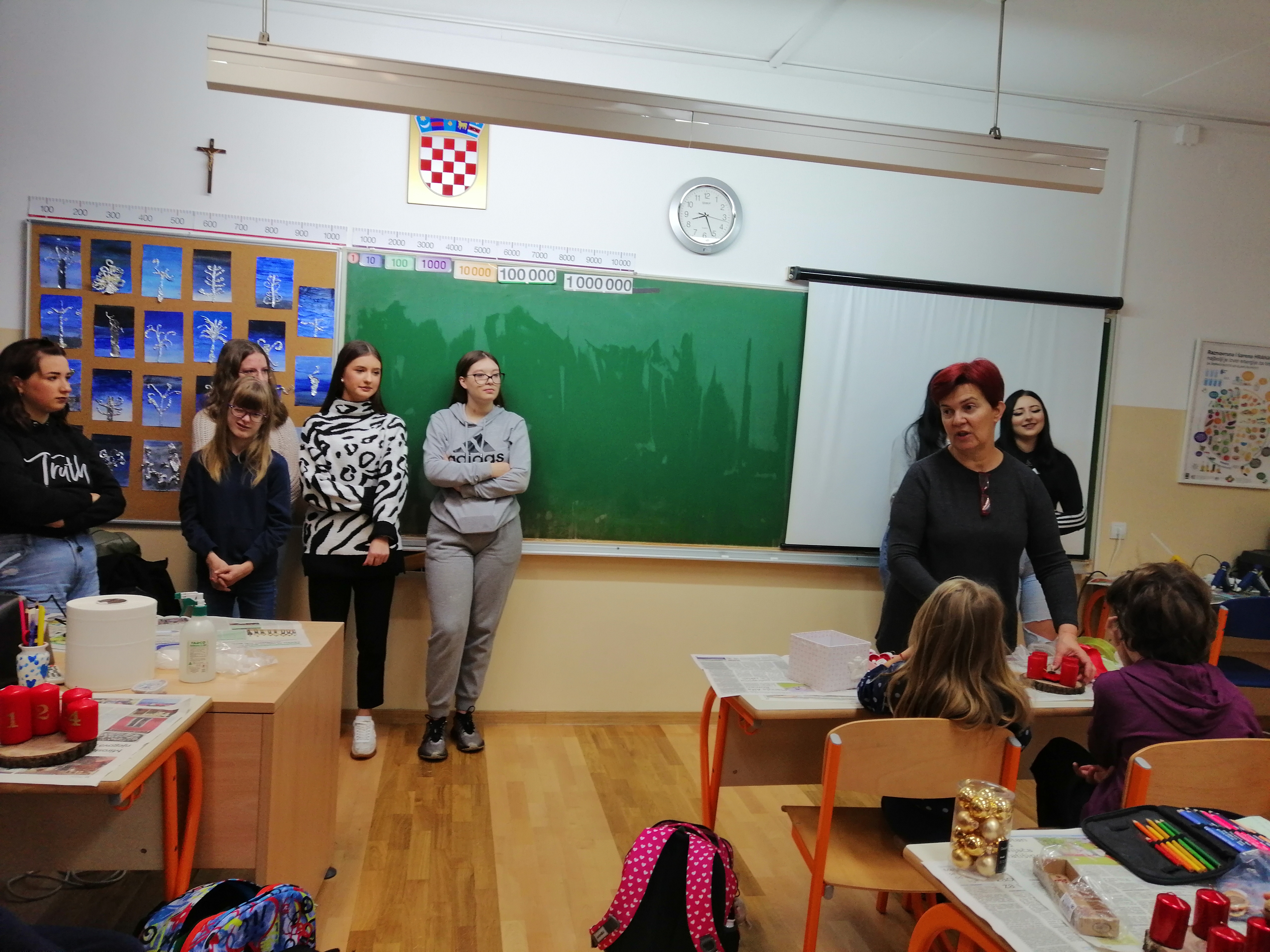 Radionica na temu Advent na stolu u III. OŠ Čakovec