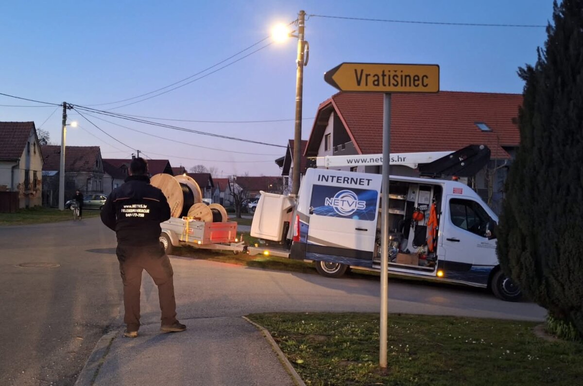 Vratišinec, OPTIČKI INTERENT