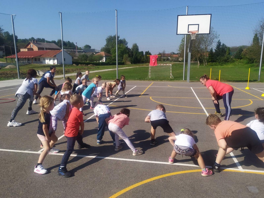 SPORT I DRUŽENJE Mališani iz vrtića ‘Maslačak’ uključili su se u obilježavanje Europskog tjedna sporta