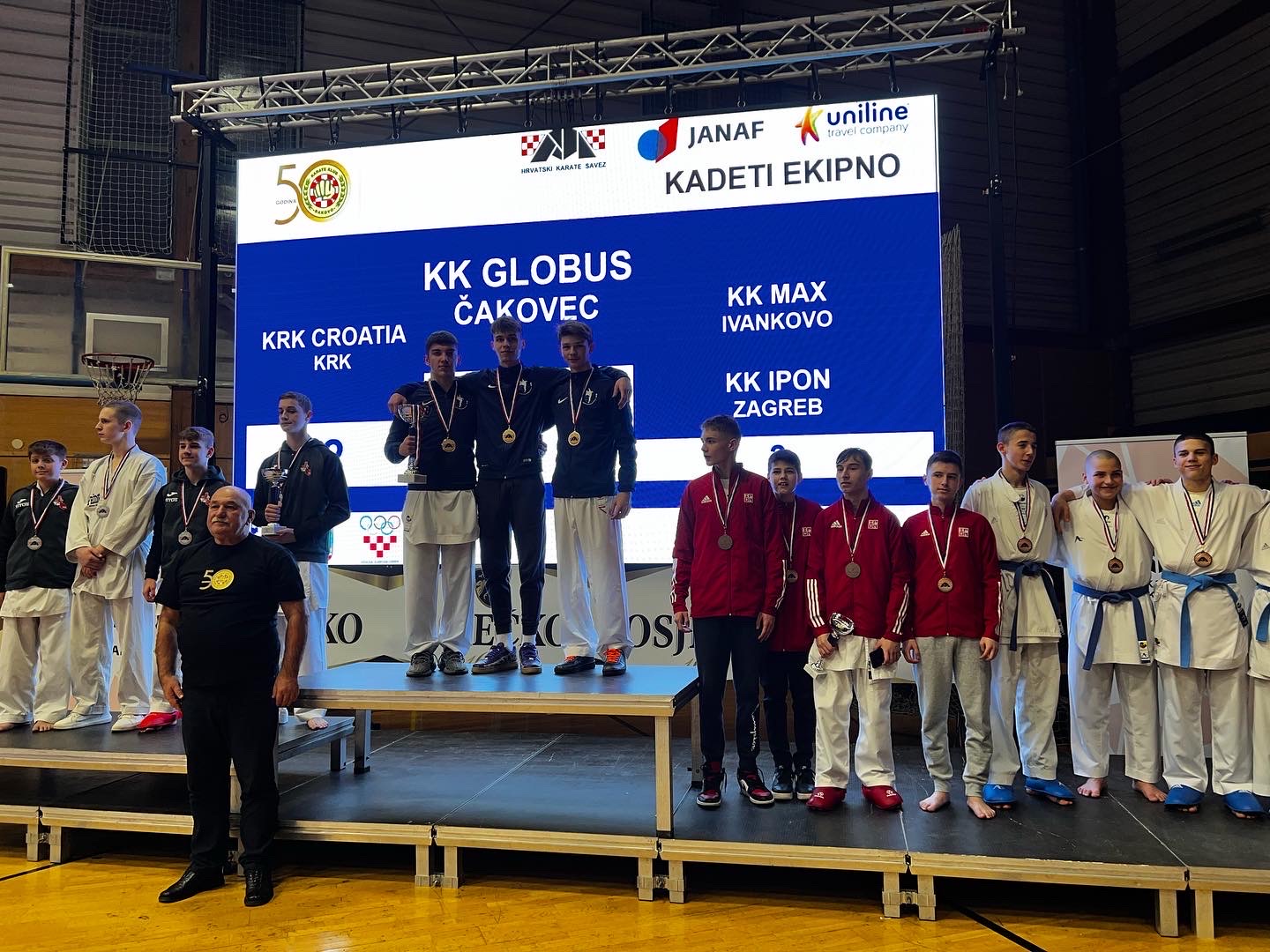 SJAJAN USPJEH Kadeti Globusa ekipni prvaci Hrvatske, kadetkinje brončane!