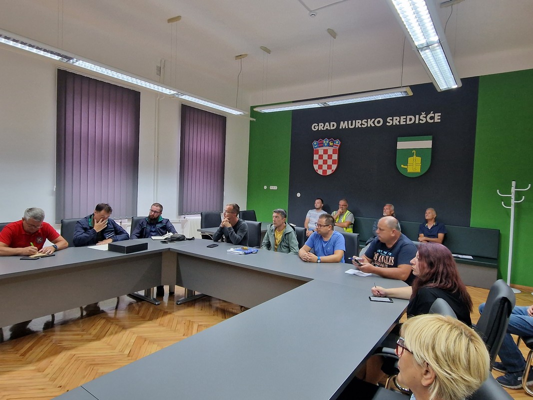 STOŽER CIVILNE ZAŠTITE Očekuje se velik vodostaj rijeke Mure