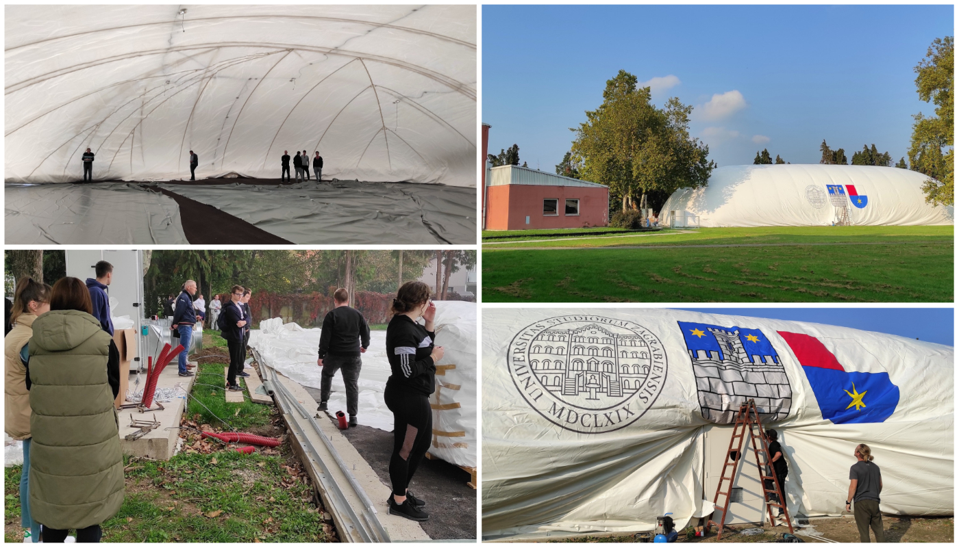 Nova čakovečka sportska dvorana prvi put se okupala u jesenskom suncu