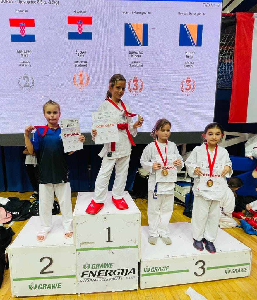 KARATE KLUB GLOBUS Mladi karatisti osvojili 8 medalja u Banja Luci