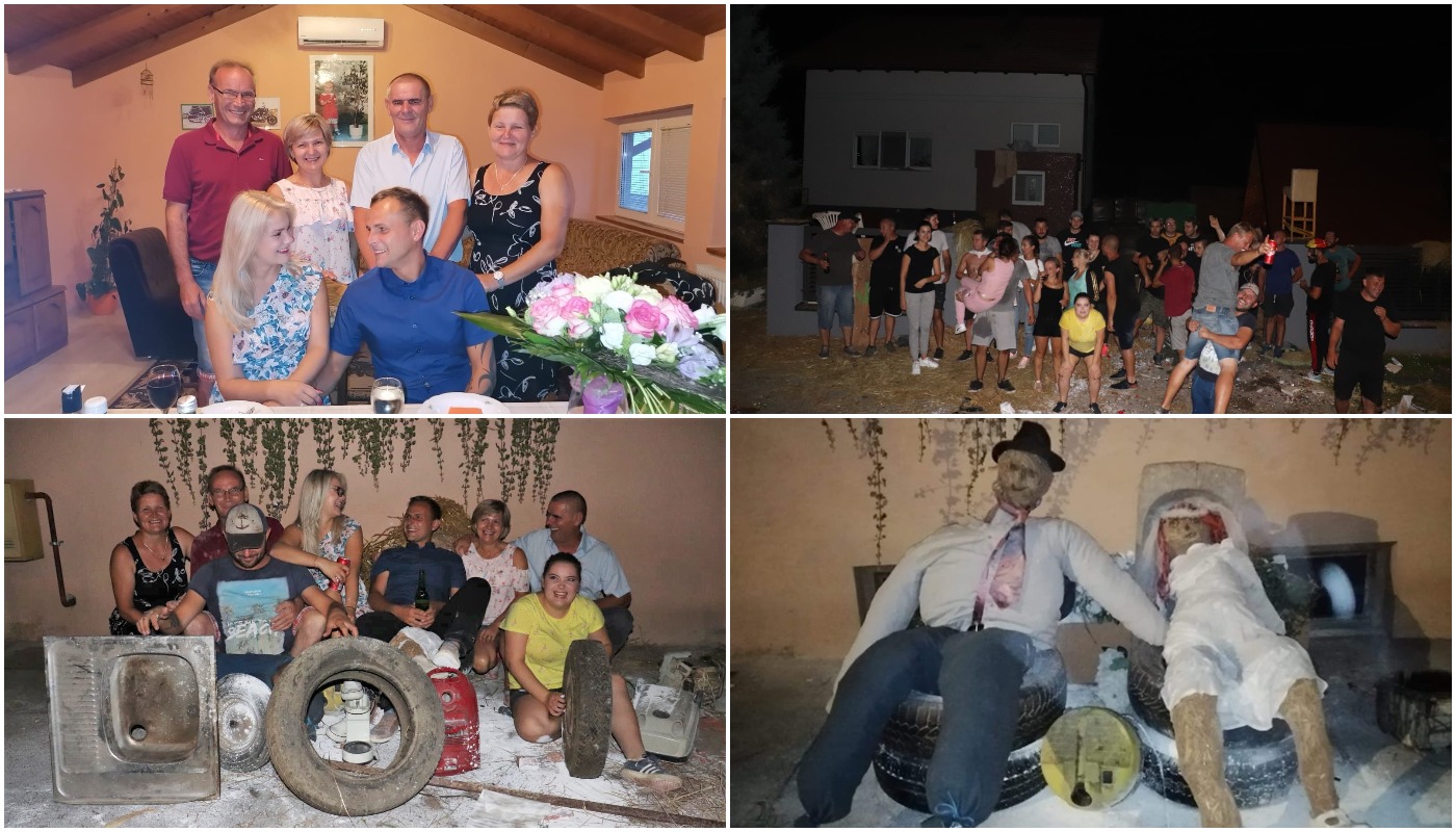 FOTO Čuvanje običaja u Podturnu: ‘Skončaje’ za zaručnike Gorana Škvorca i Sanju Međimurec