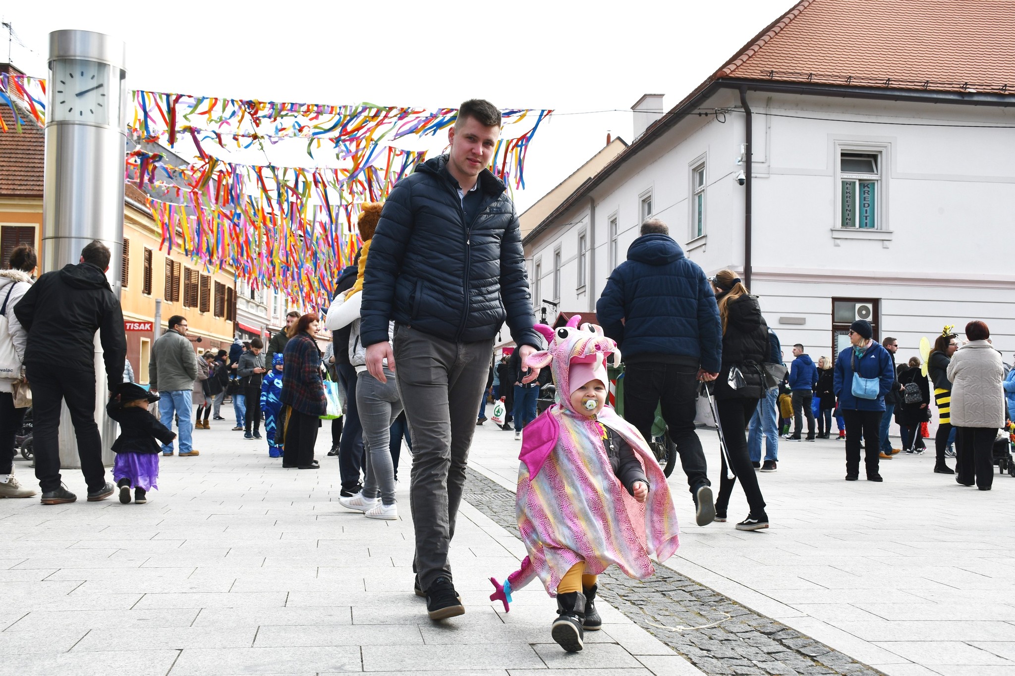 56. Međimurski fašnik: Maskirani mališani zavladali centrom Čakovca