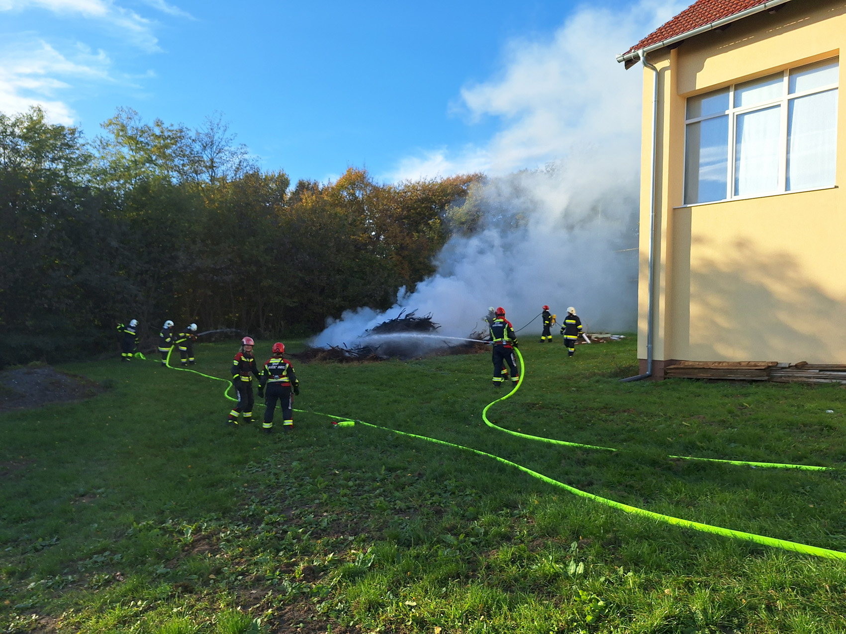 vatrogasna vježba Vatrogasne zajednice općine Sveti Juraj na Bregu