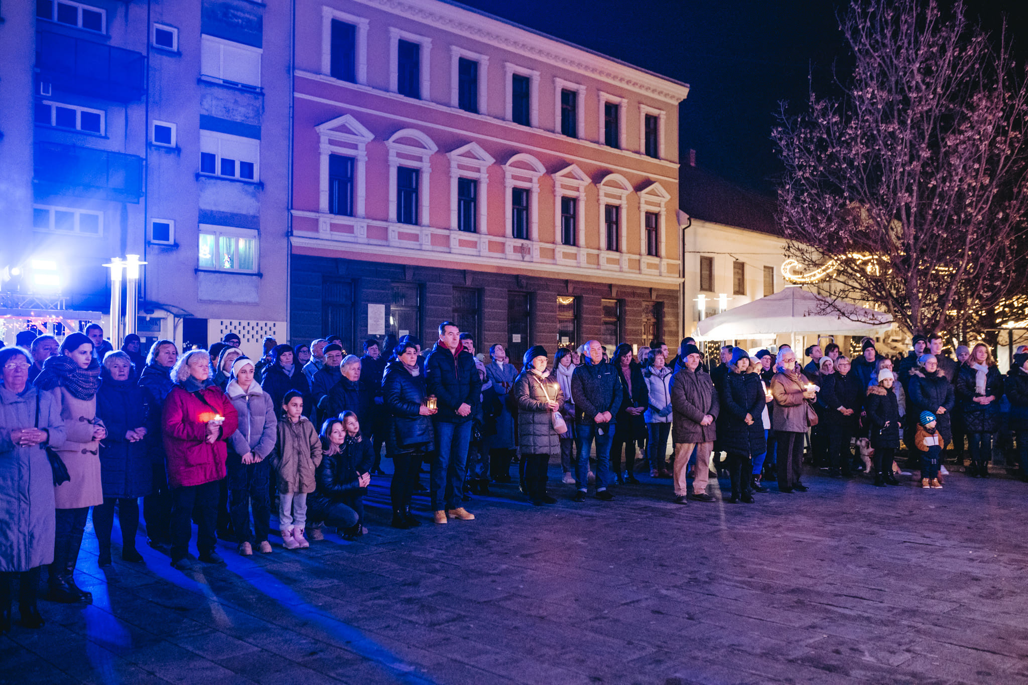 Paljenje treće svijeće u Čakovcu