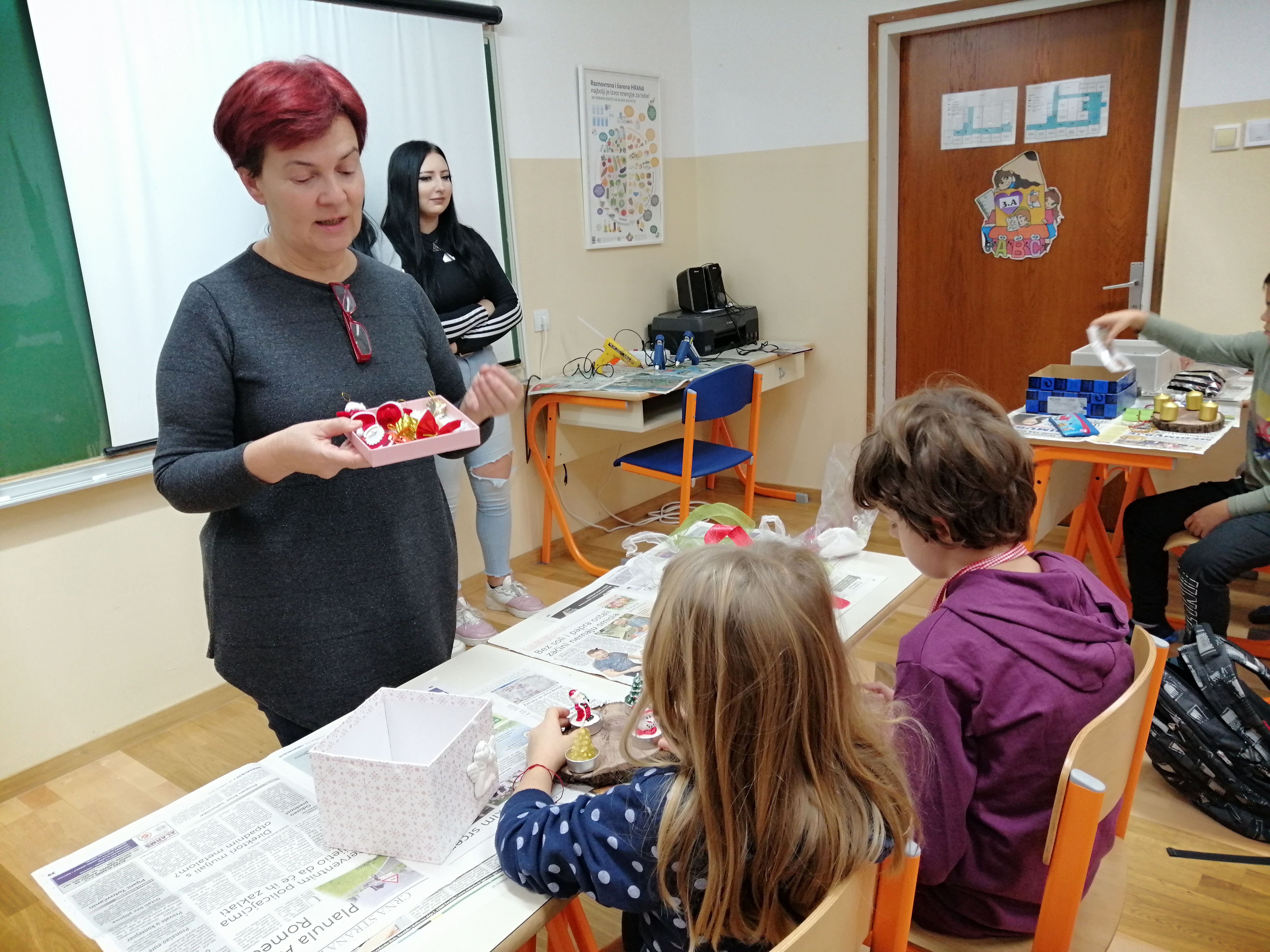Radionica na temu Advent na stolu u III. OŠ Čakovec