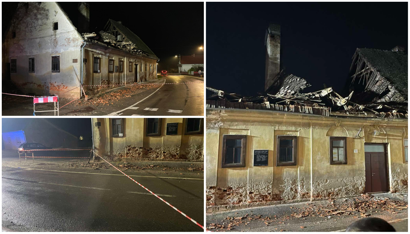 KOTORIBA Srušio se dio krovišta zgrade starog vrtića, apel mještanima da se ne približavaju zgradi