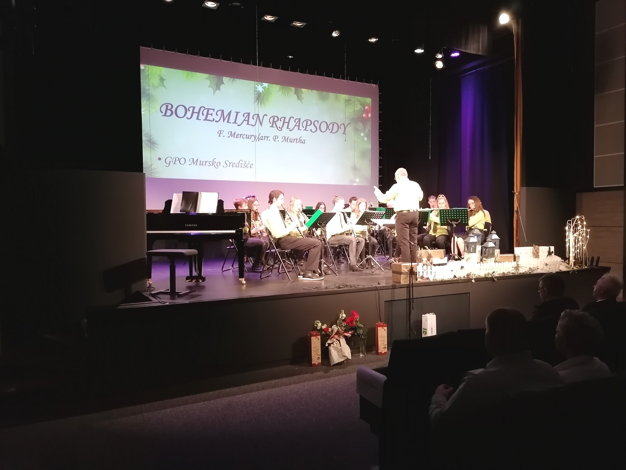 Božićni koncert Gradskog puhačkog orkestra M. Središće i ŽVS Ftičice KUD-a Mura