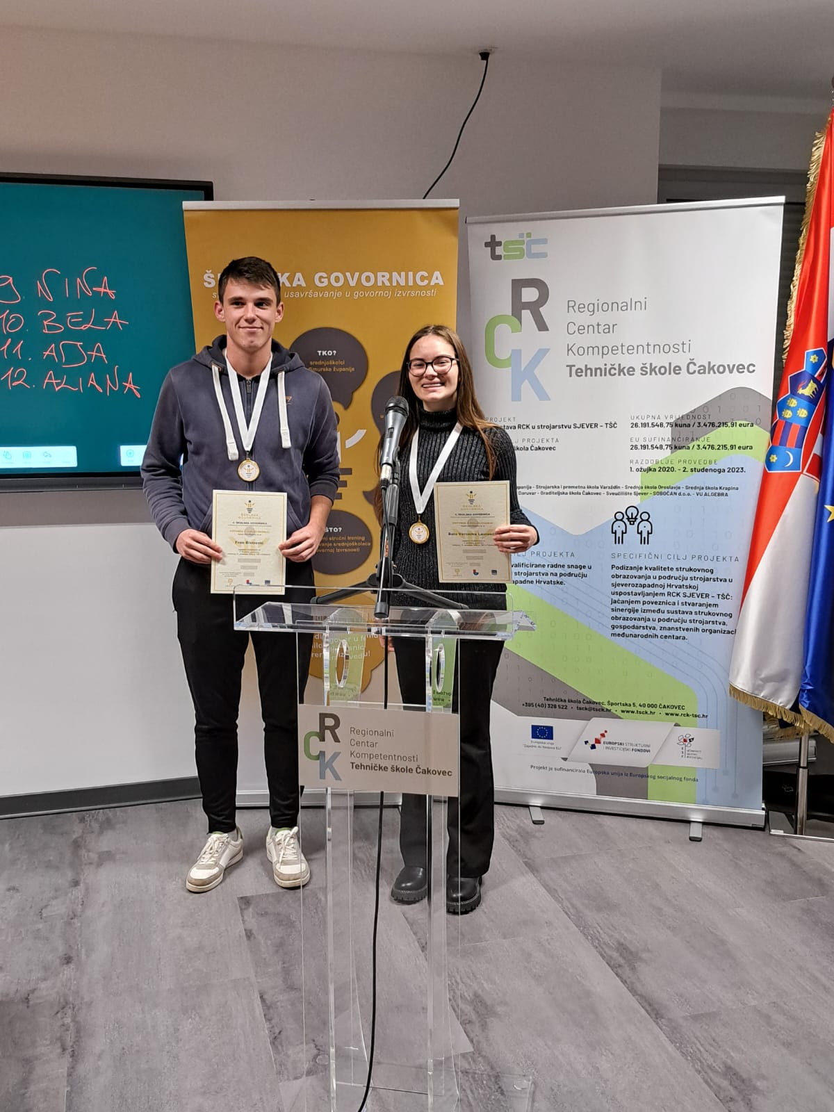 Školska govornica u Tehničkoj školi Čakovec