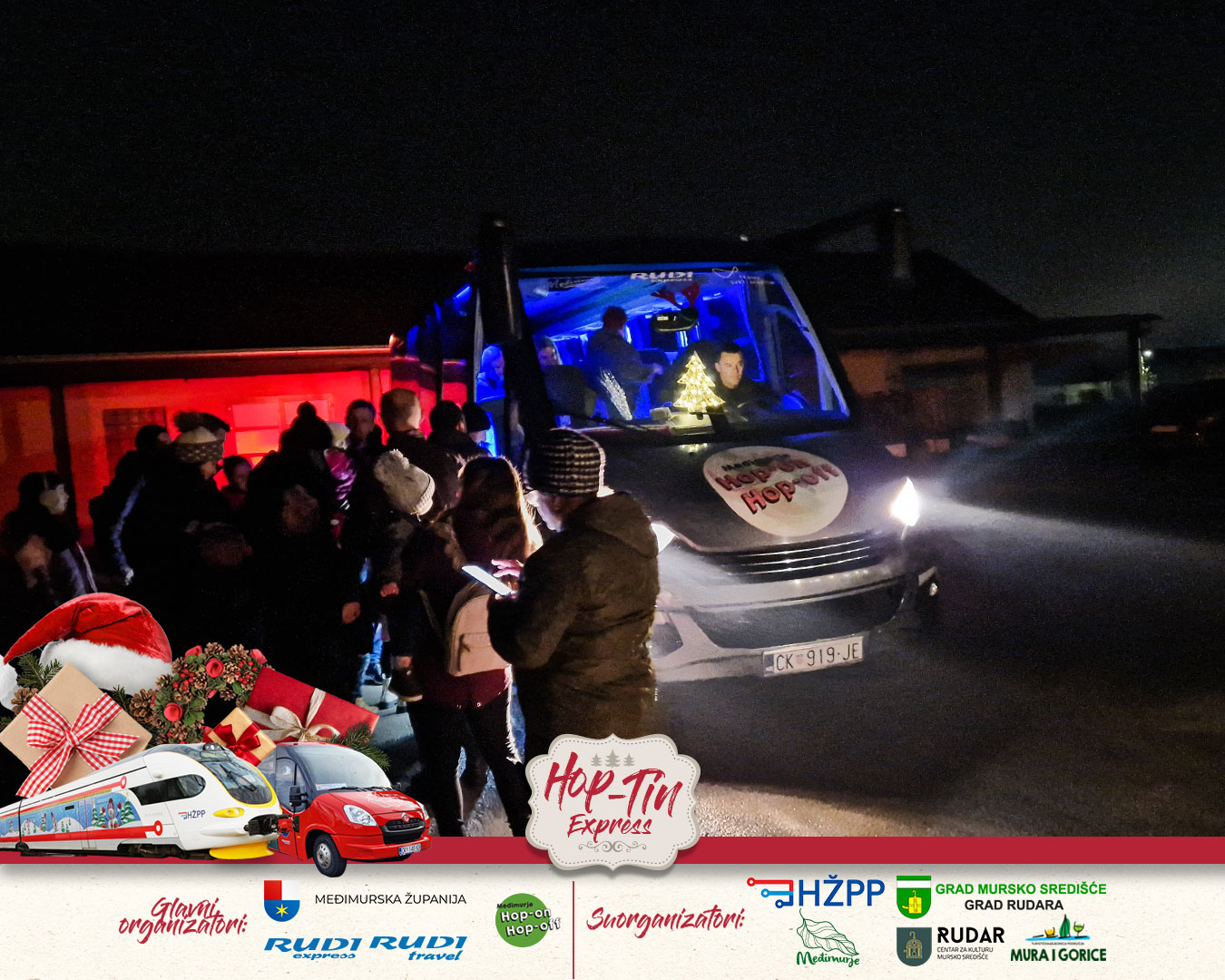 Izlet božićnim vlakom za mališane i pratnju