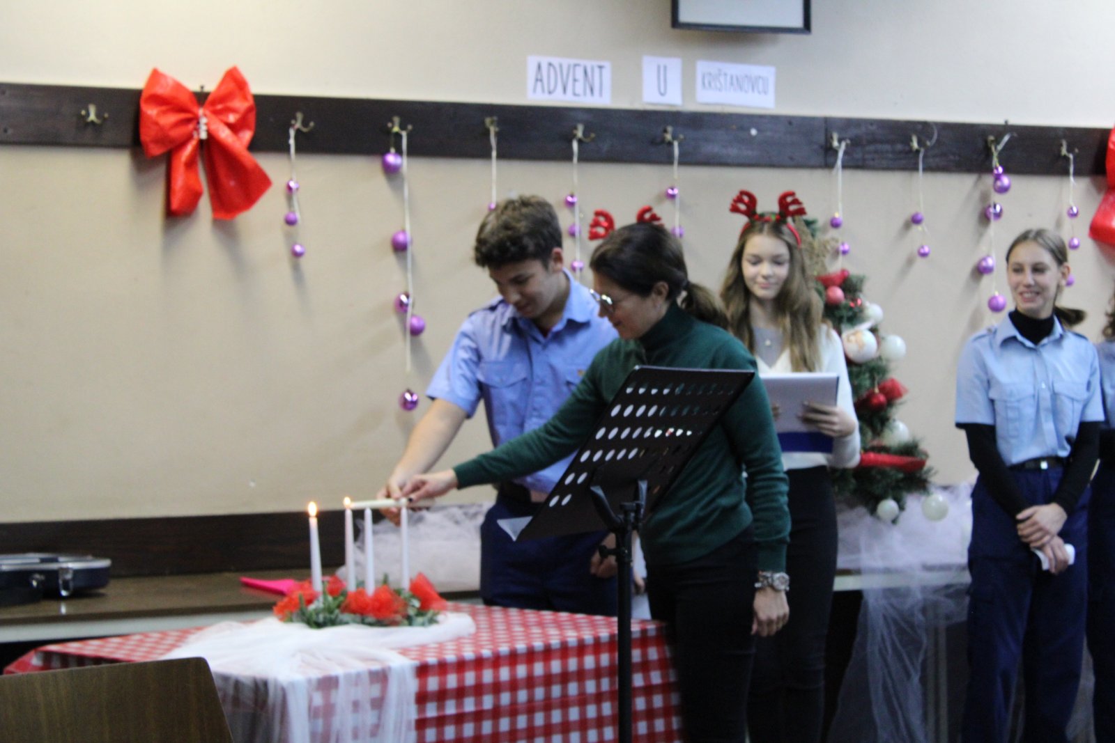 Advent u Krištanovcu – gradonačelnica Ljerka Cividini upalila drugu adventsku svijeću