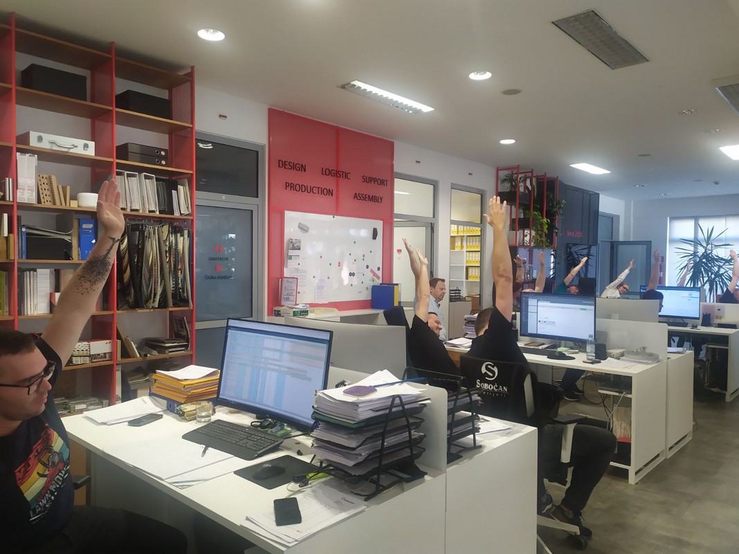 MURSKO SREDIŠĆE Tvrtka SOBOČAN d.o.o. priključila se obilježavanju Europskog tjedna sporta PLES – ritmičko pokretanje tijela održano u sportskoj dvorani