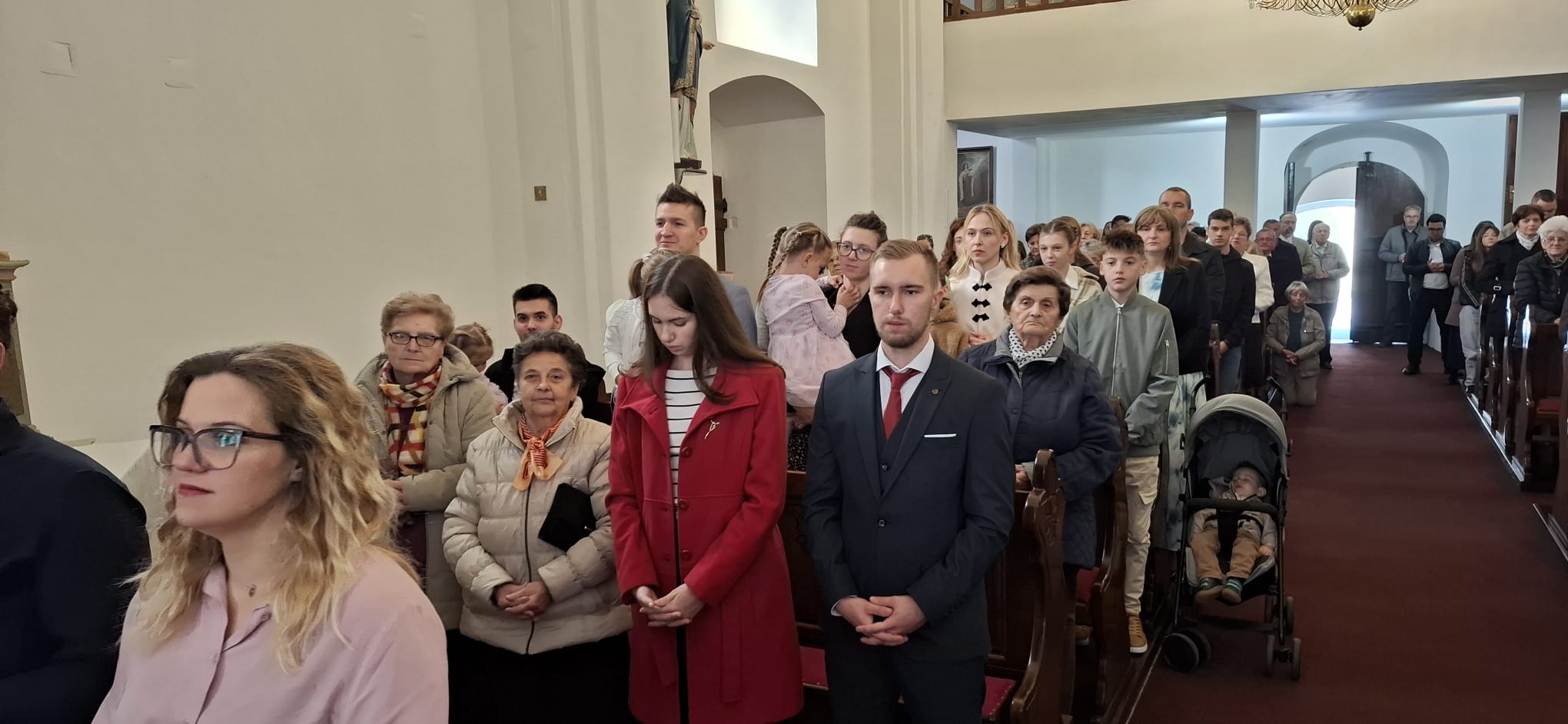 Župa Nedelišće krštenje Bože Radoš