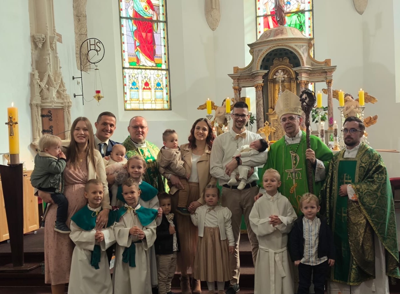 Župa Nedelišće krštenje Bože Radoš