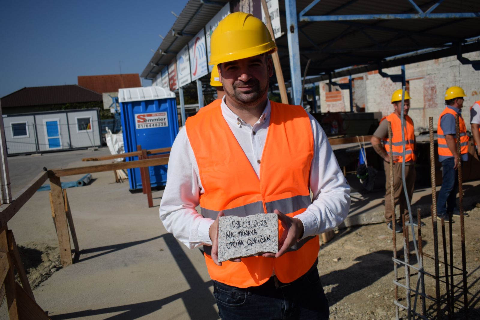FOTO Postavljen kamen temeljac za rekonstrukciju i nadogradnju kompleksa Sportskog centra Goričan FOTO Postavljen kamen temeljac za rekonstrukciju i nadogradnju kompleksa Sportskog centra Goričan