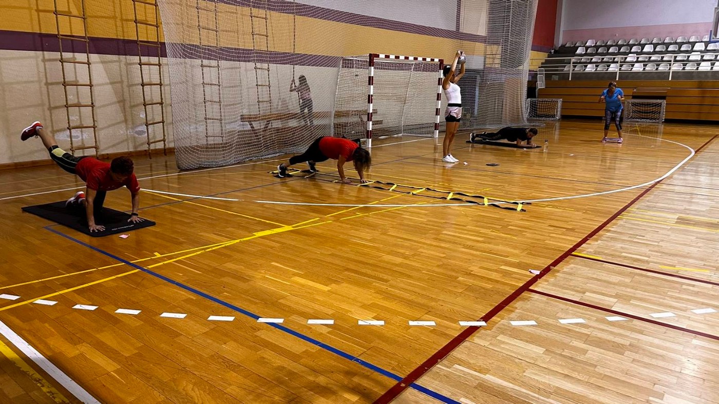 SPORT I DRUŽENJE Mališani iz vrtića ‘Maslačak’ uključili su se u obilježavanje Europskog tjedna sporta