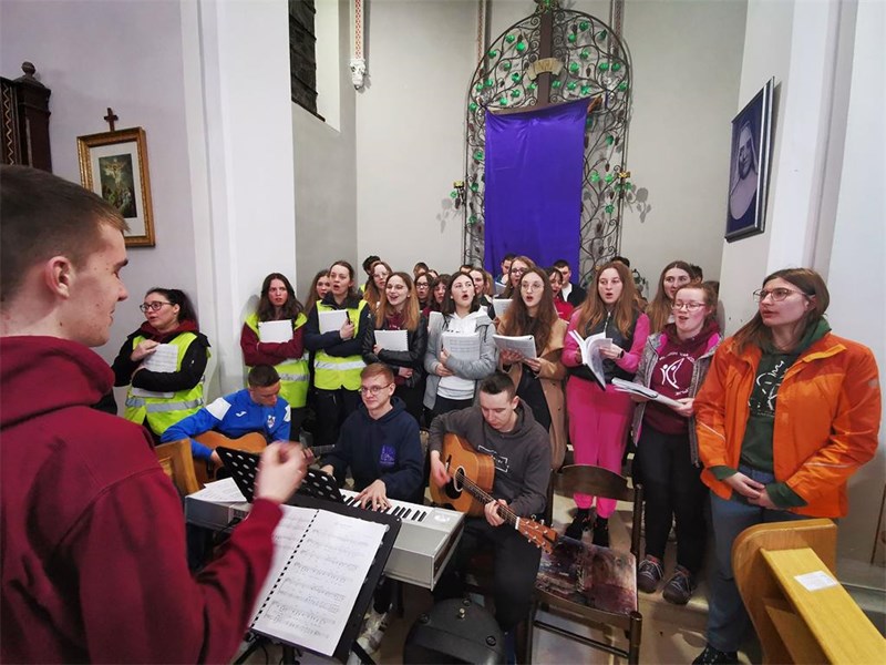 Svetom misom u Belici završio prvi dan Križnog puta mladih Varaždinske biskupije