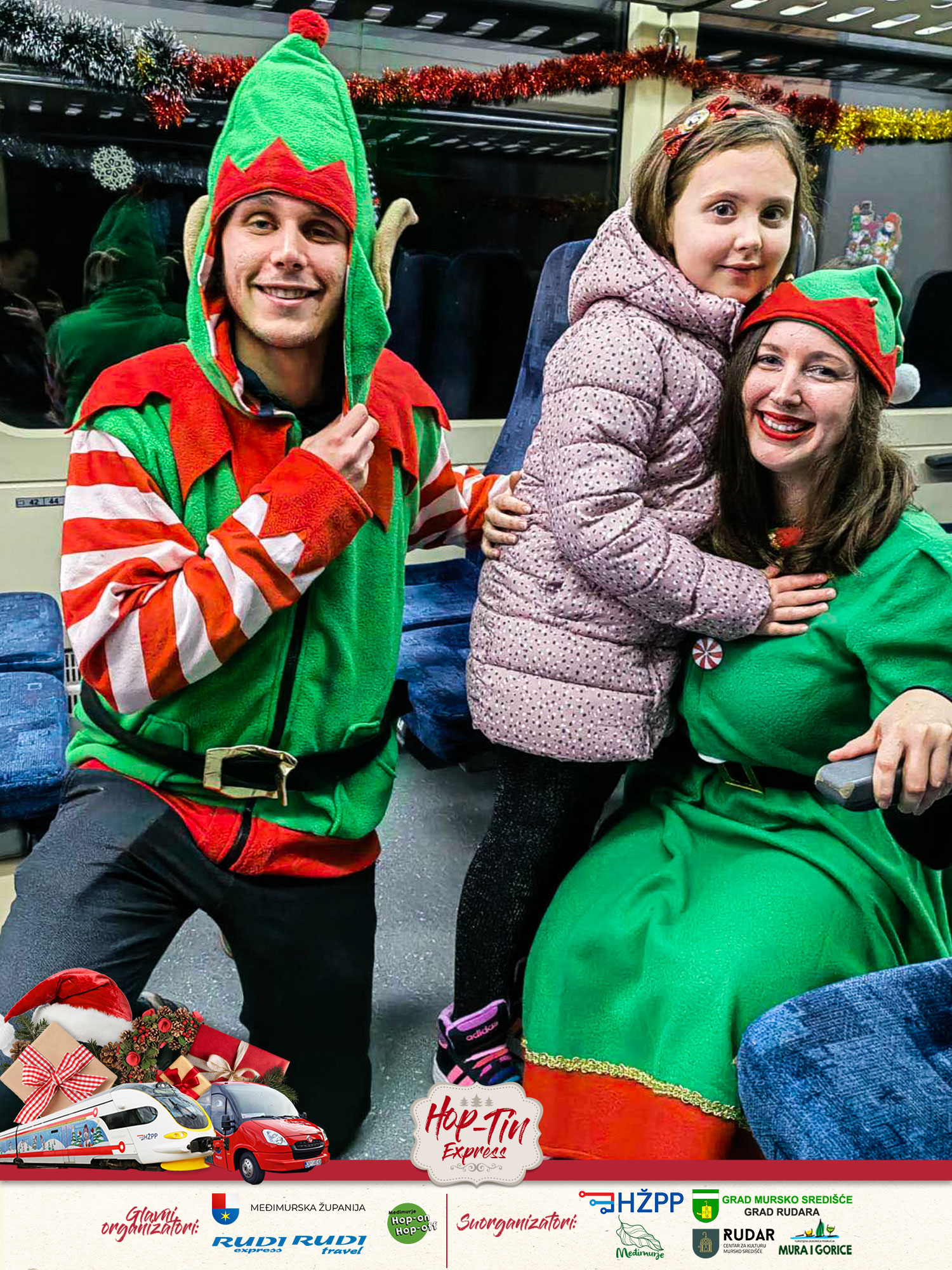 Izlet božićnim vlakom za mališane i pratnju