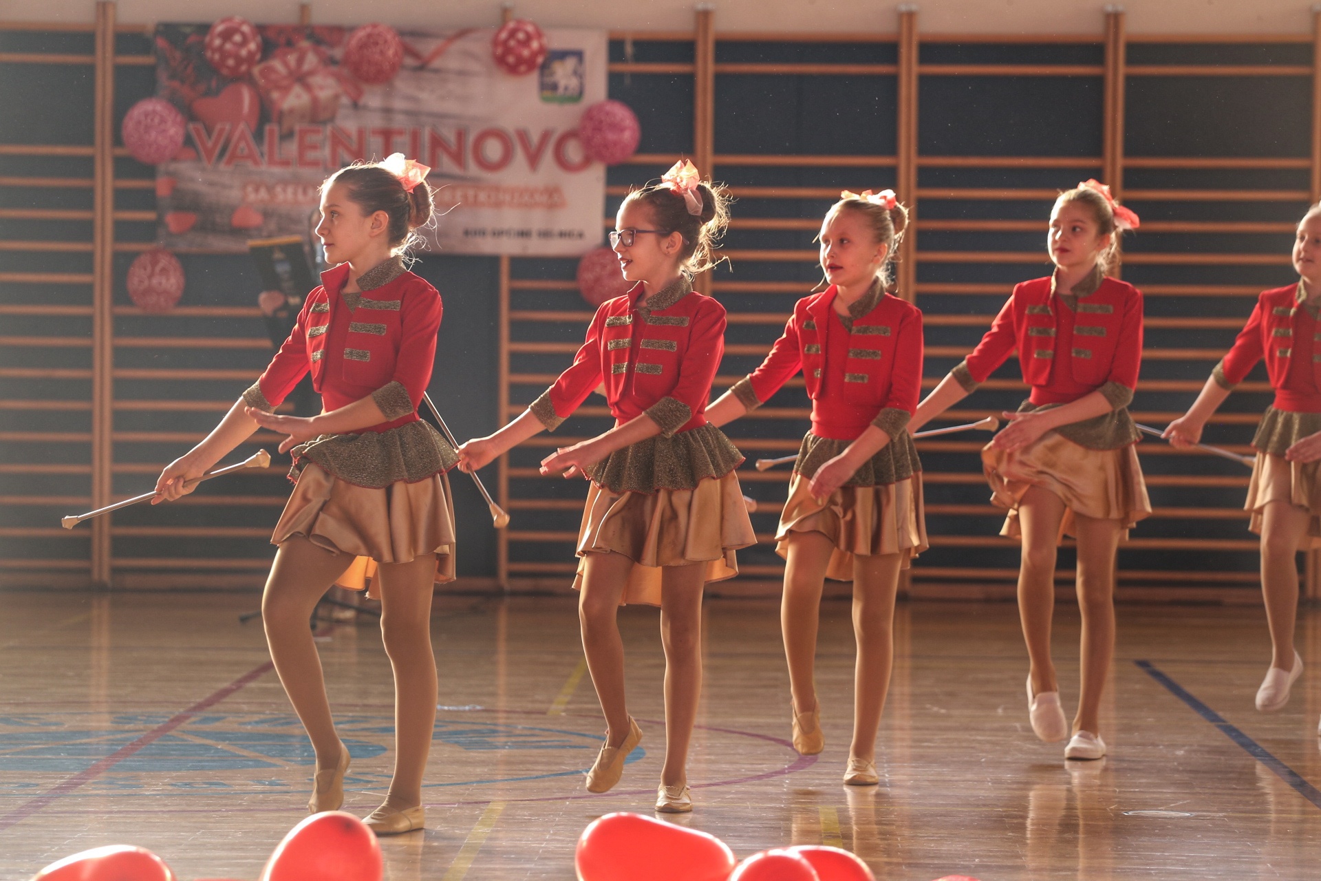 Valentinovo sa Selničkim mažoretkinjama