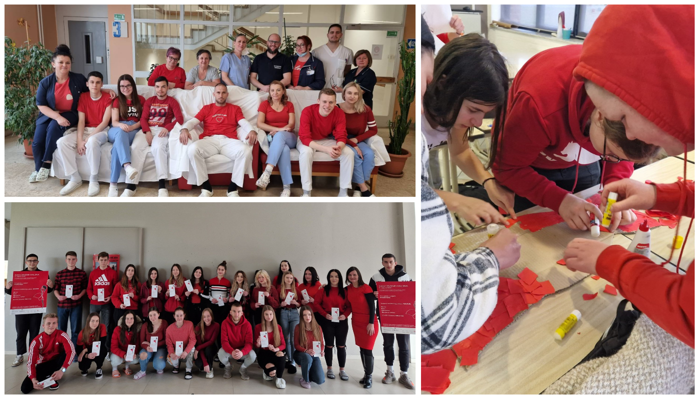 SREDNJA ŠKOLA ČAKOVEC Buduće medicinske sestre i tehničari obilježili Dan crvenih haljina