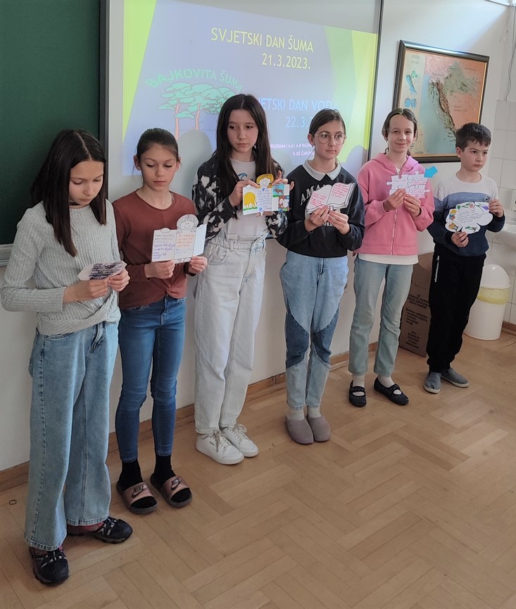 II. OŠ ČAKOVEC Obilježili Svjetski dan šuma i Svjetski dan voda