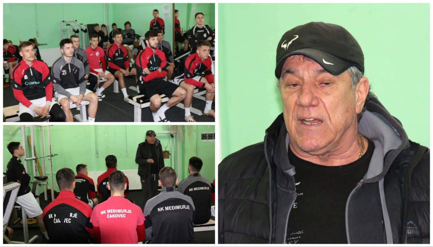NK MEĐIMURJE ČAKOVEC Novi trener Vjeran Simunić održao prvi trening