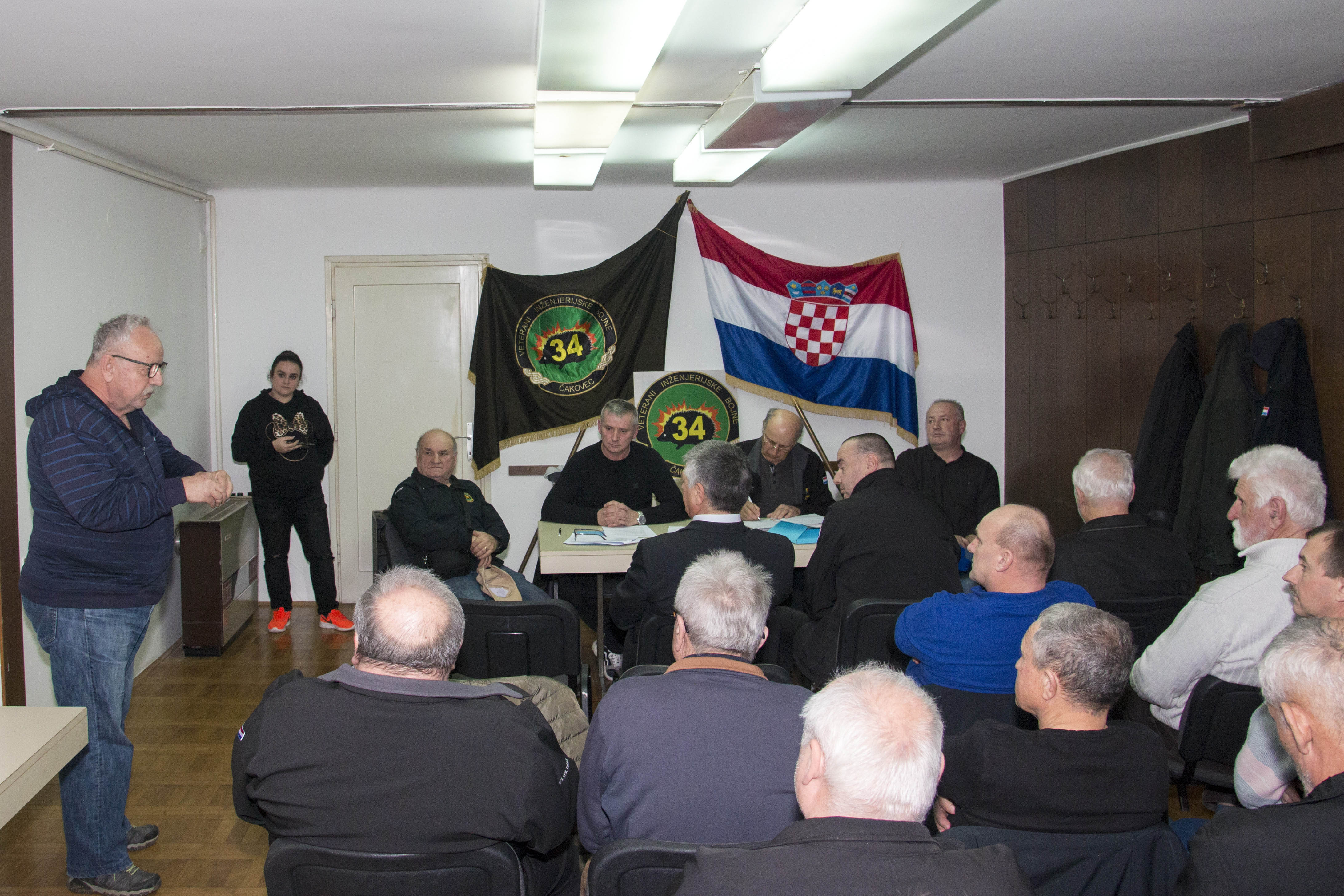 Skupština 34. Inženjerijske bojne Čakovec