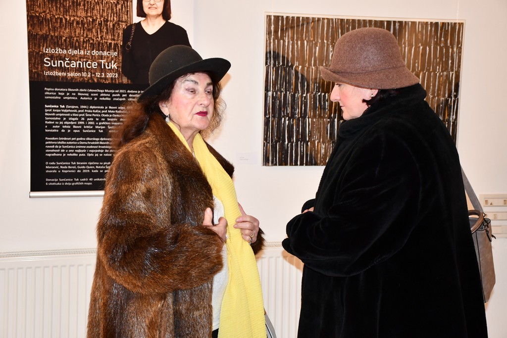 OTVORENJE IZLOŽBE Javnosti predstavljen dio donacije akademske slikarice Sunčanice Tuk