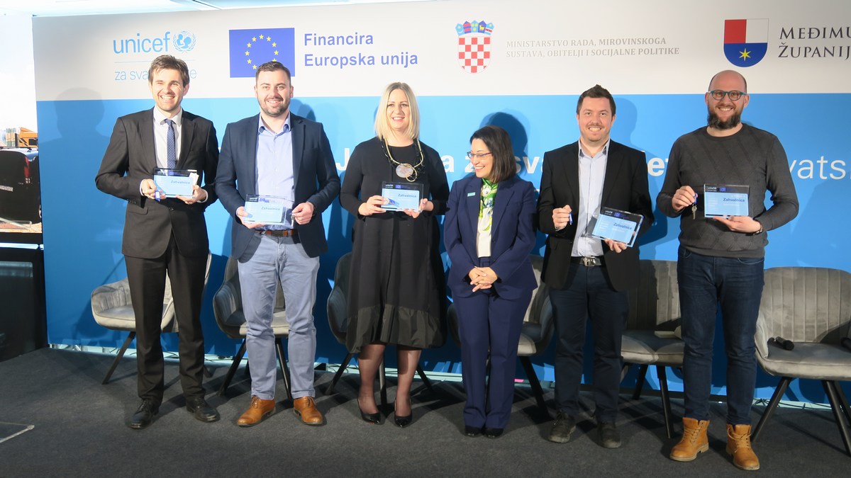 UNICEF i Međimurska županija jačaju najmlađe i njihove obitelji