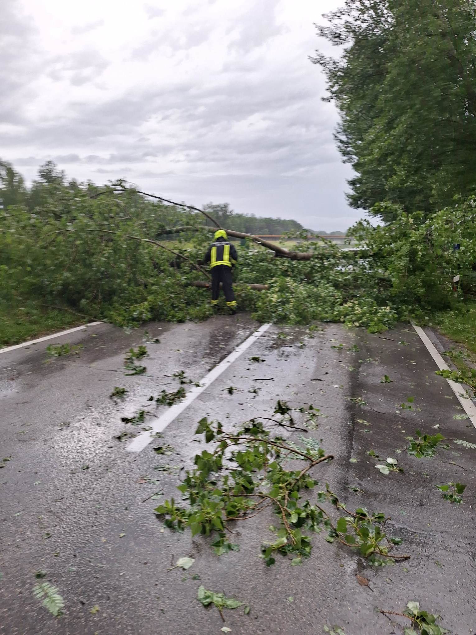 FOTO Jučerašnje snažno nevrijeme zahvatilo je i područje Preloga